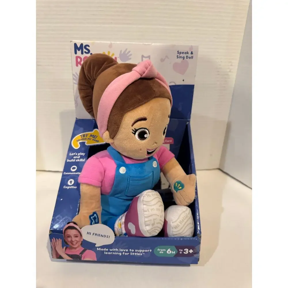 Ms. Rachel Official Speak & Sing Doll, 16” Tall Interactive Toy